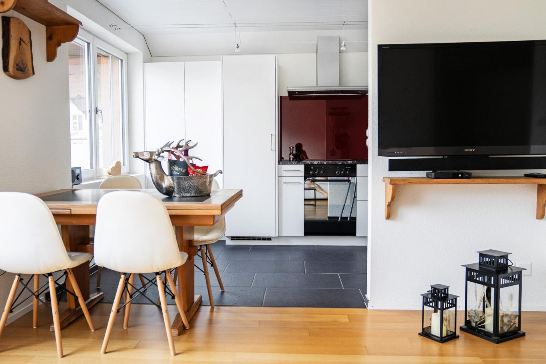 Ferienwohnung Glarner Bed Netstal Exterior foto
