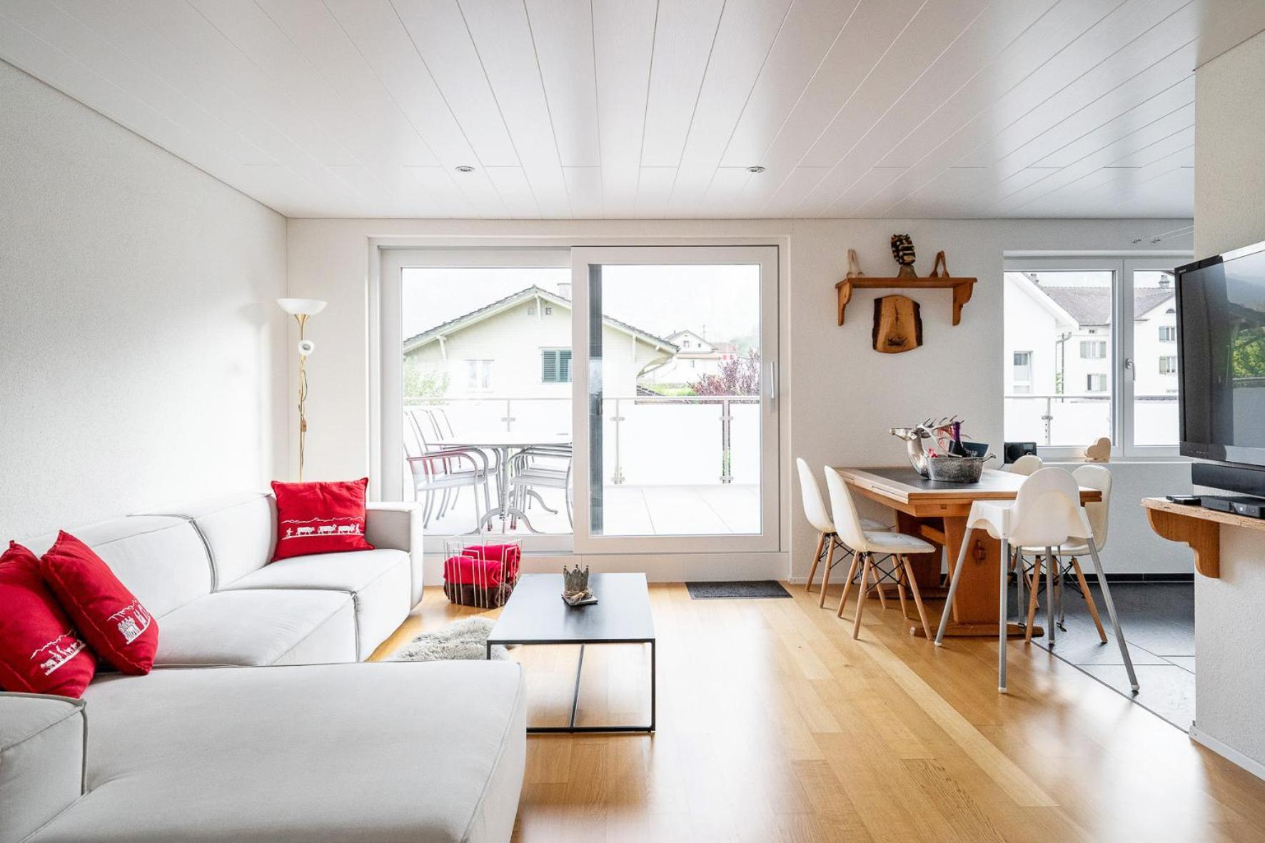 Ferienwohnung Glarner Bed Netstal Exterior foto
